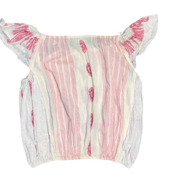 FREE PEOPLE: Womens Pukka Embroidered Knit Blouse - Size Medium - Picture 8 of 15